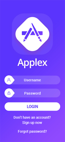 App Login Screen